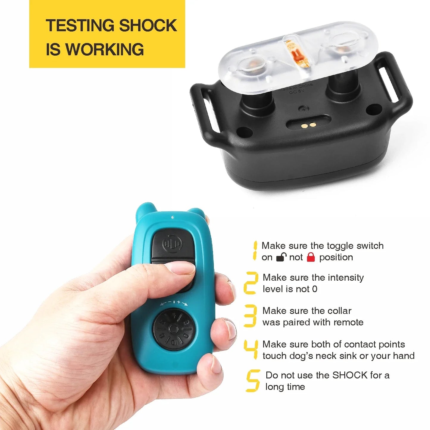 400M Remote Control TPU Dog Collar