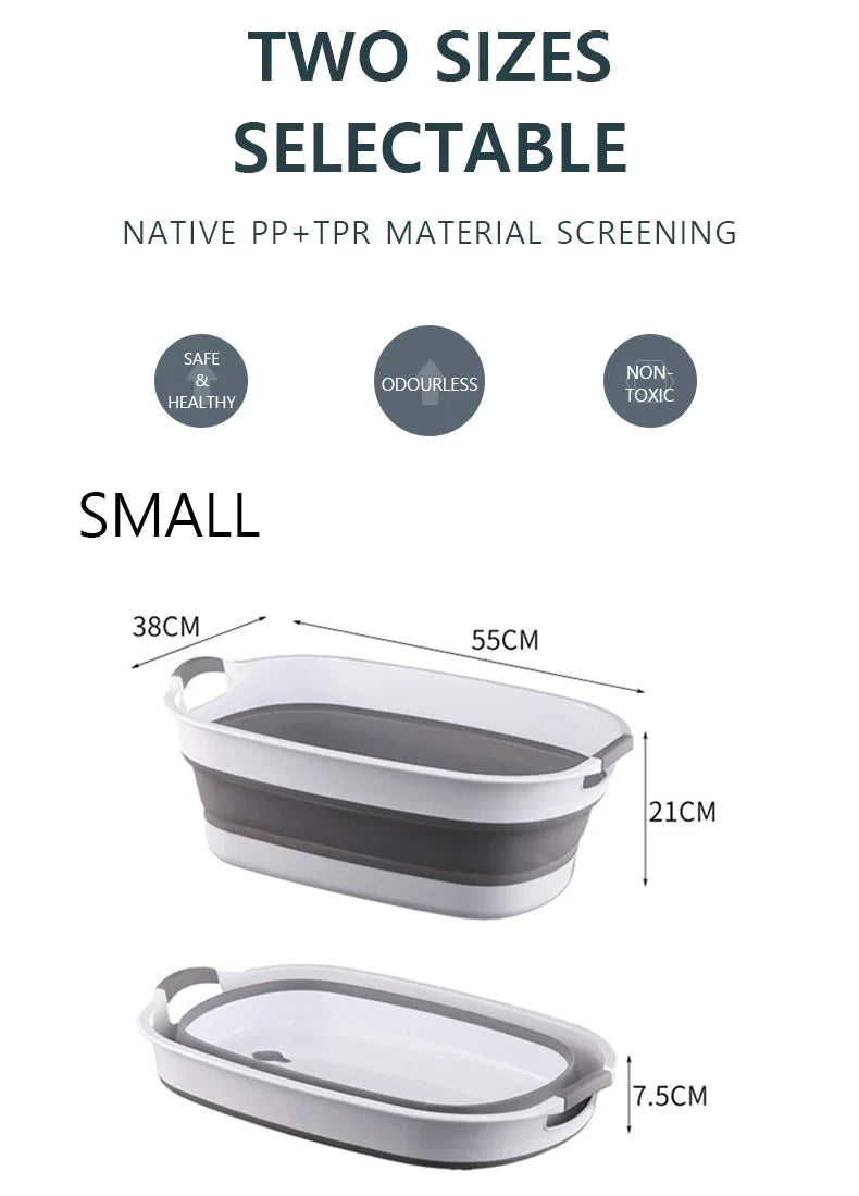 Silicone Foldable Pet Shower Bathtub