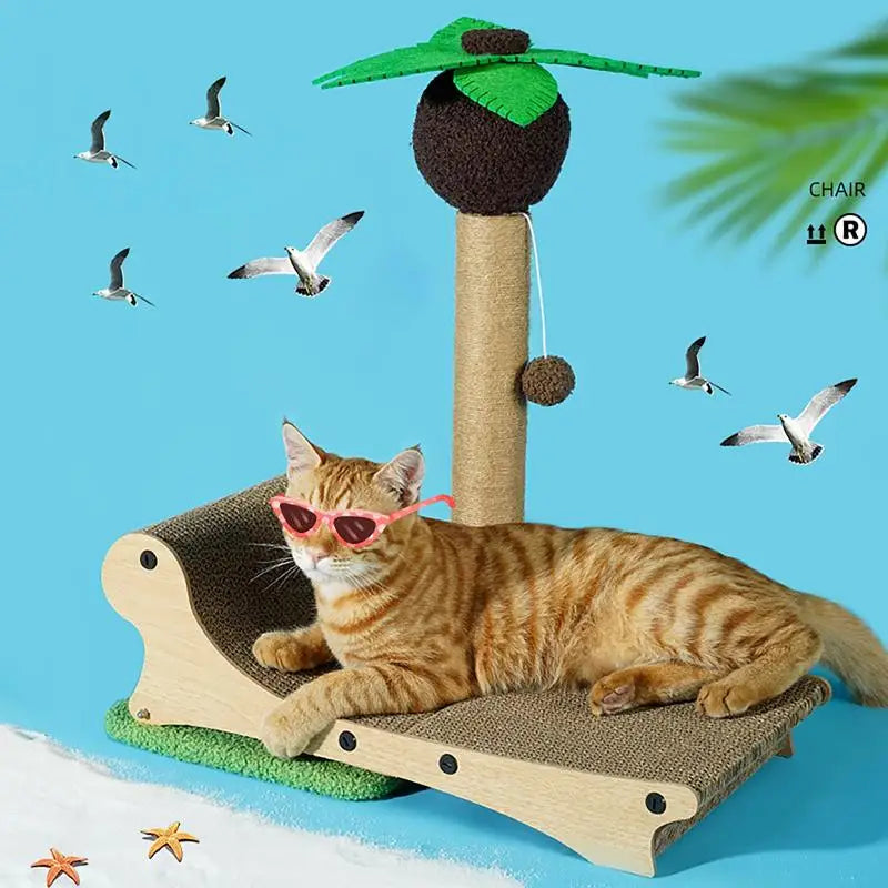 Coconut Tree Cat Scratching Post