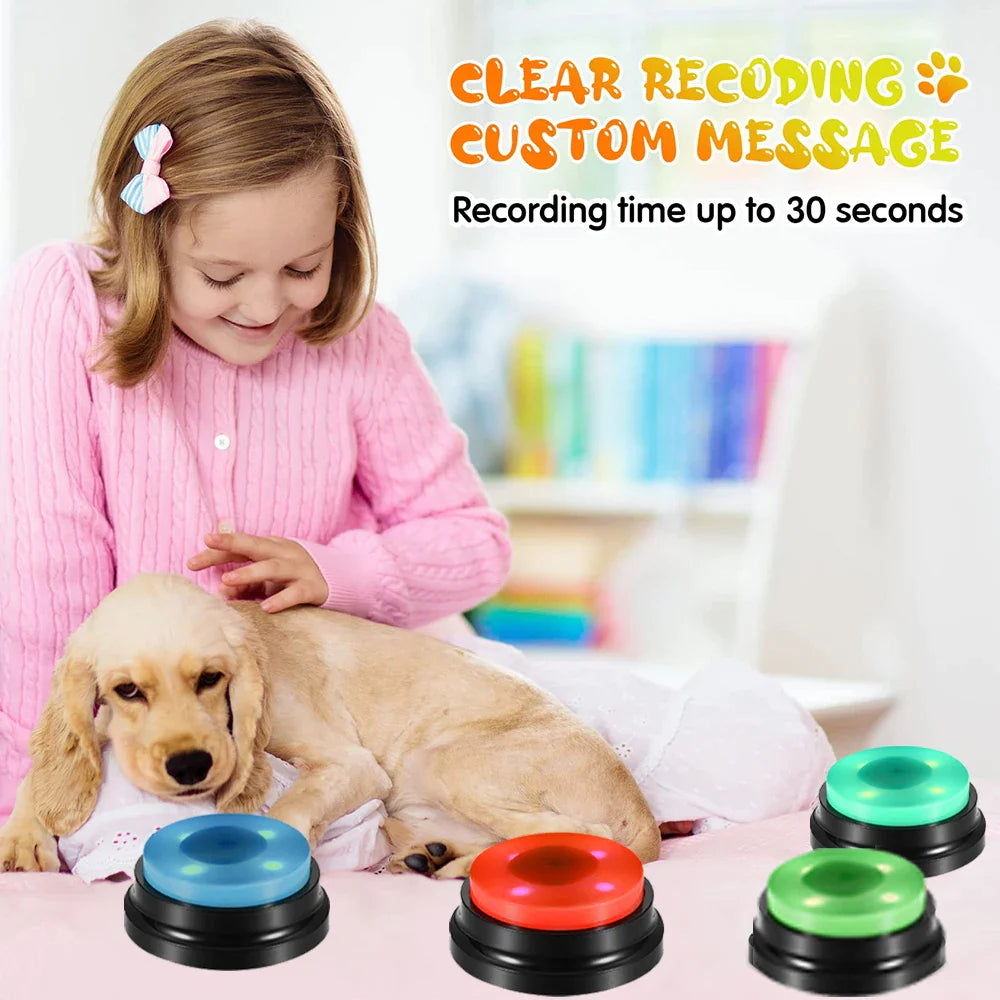 LED Dog Recordable Voice Button