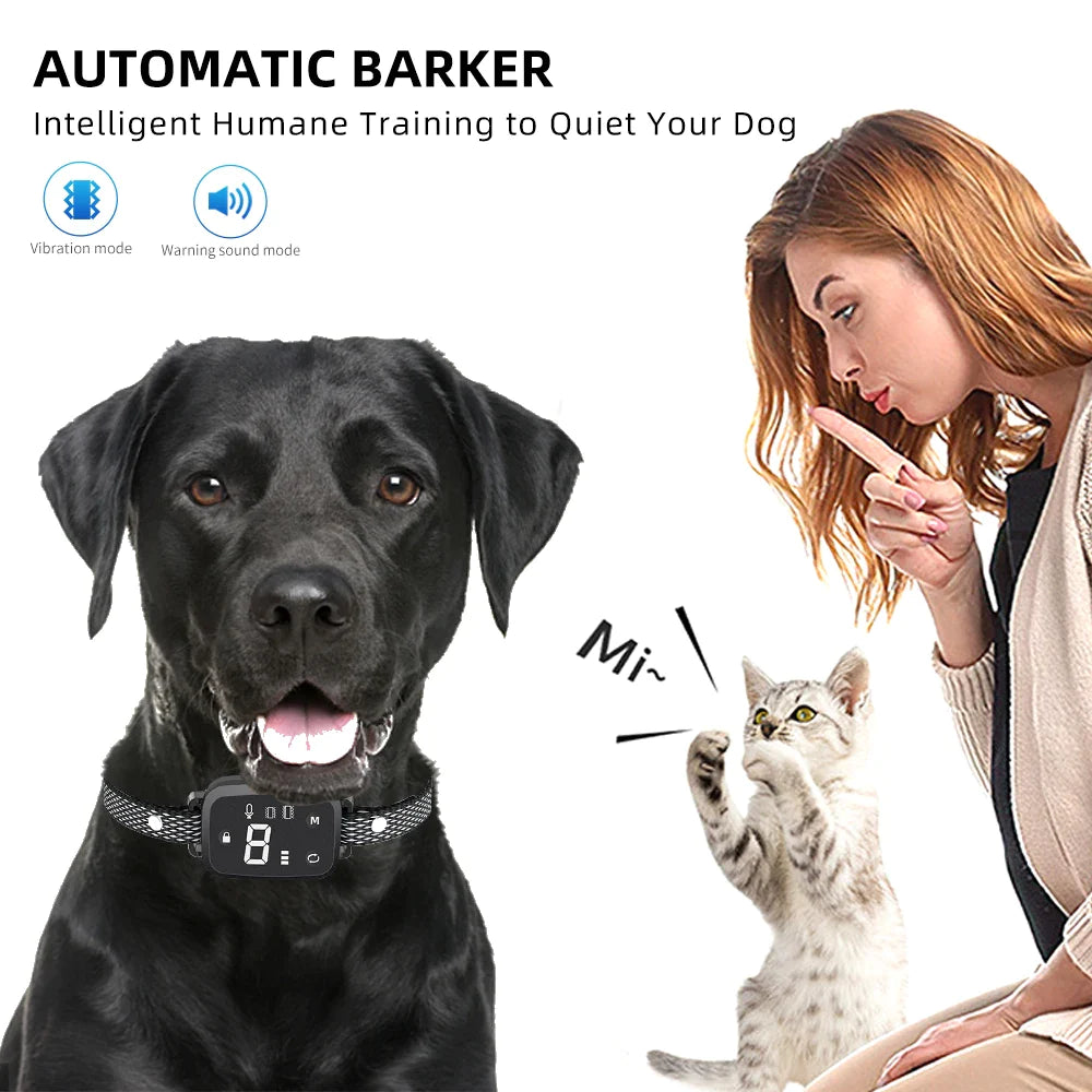 Double Vibration Anti Bark Dog Collar