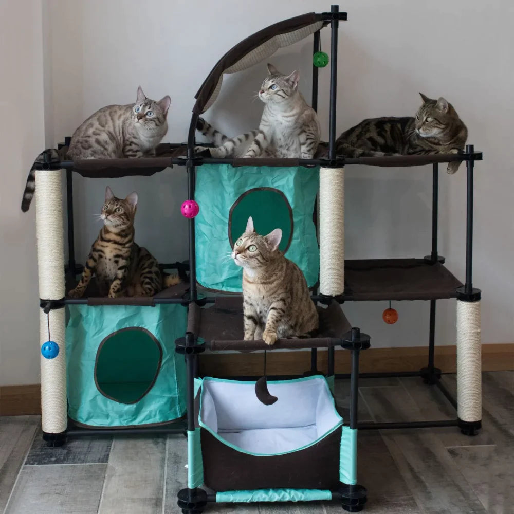 Indoor Mega Cat Scratcher Tower