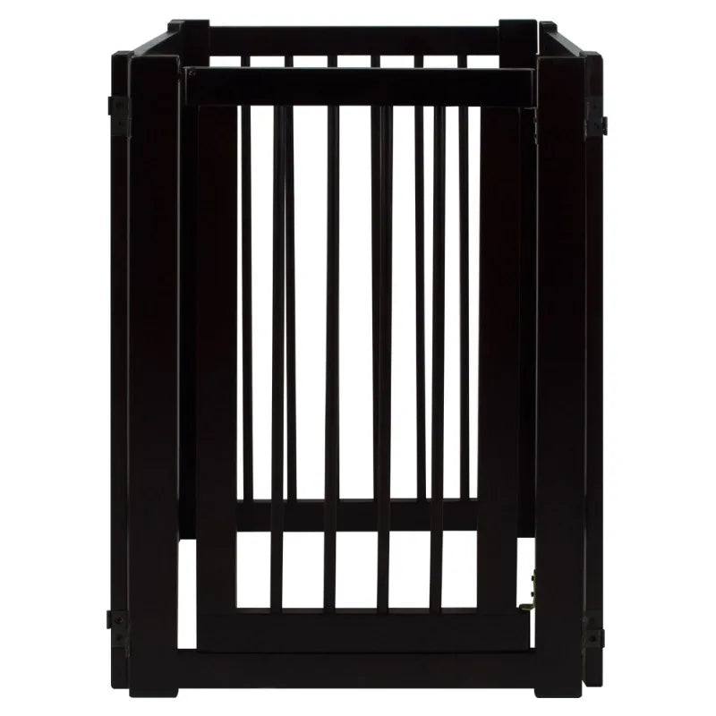 American Hardwood Espresso Pet Gate