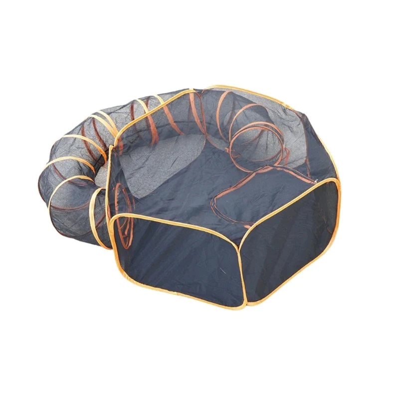 Foldable Cat Tunnel & Playpen