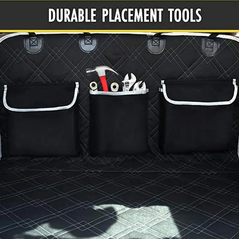 Storage Pocket Trunk Dog Car Seat Cover