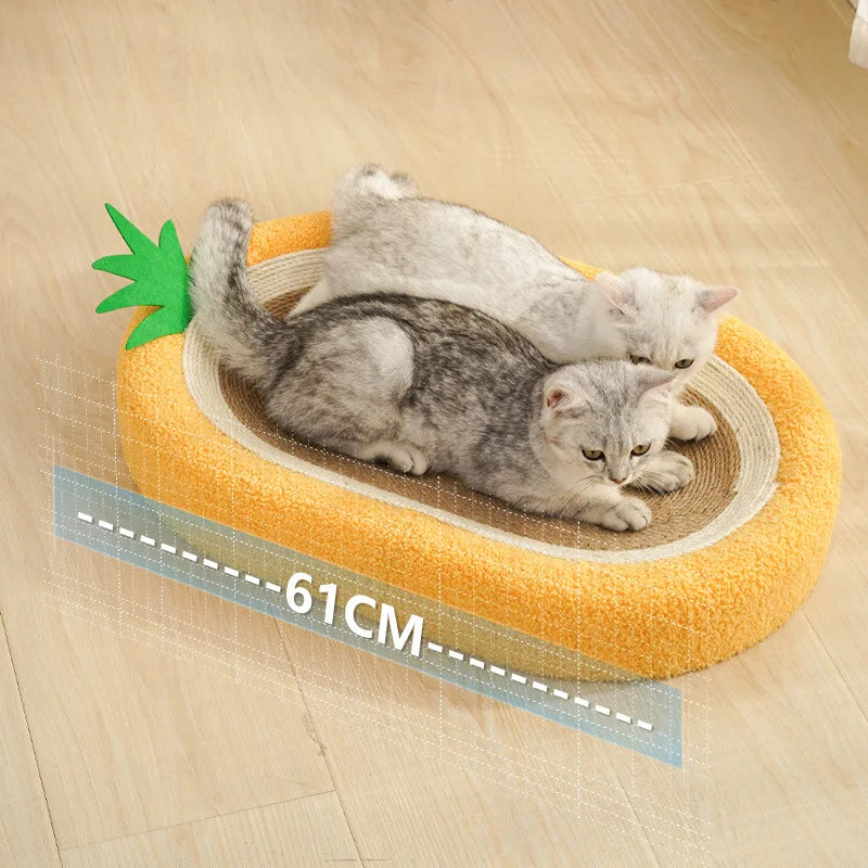 Cute Pineapple Cat Scratcher Board