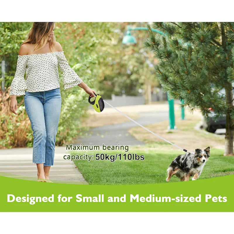 Strong Retractable Dogs Walking Lead