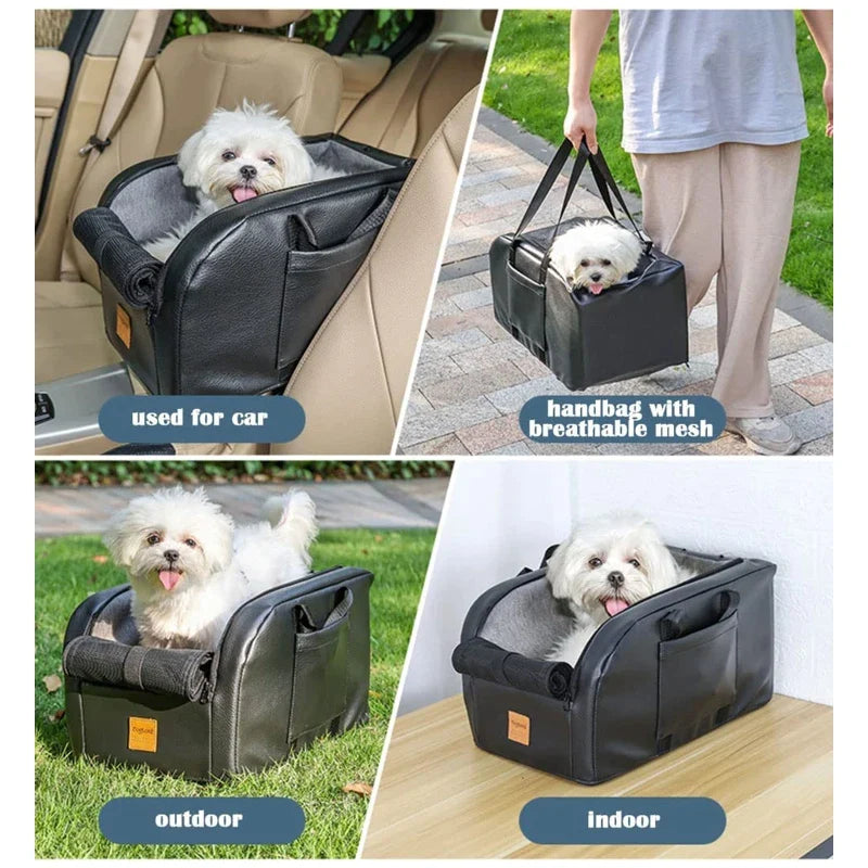 PVC Leather Dog Car Seat Booster