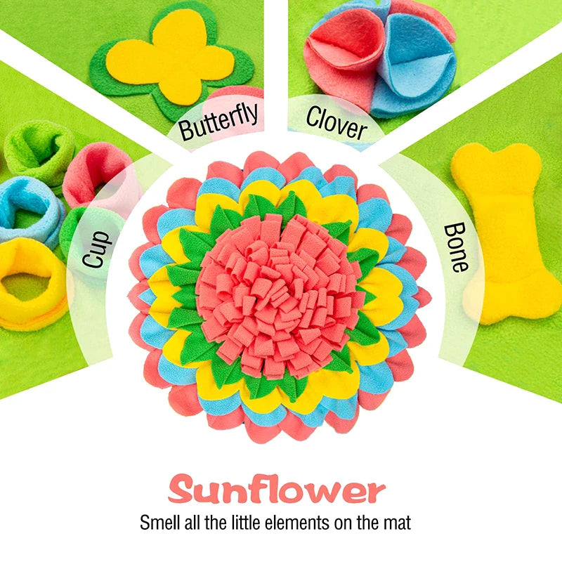 Cute Durable Pet Puzzle Snuffle Pad