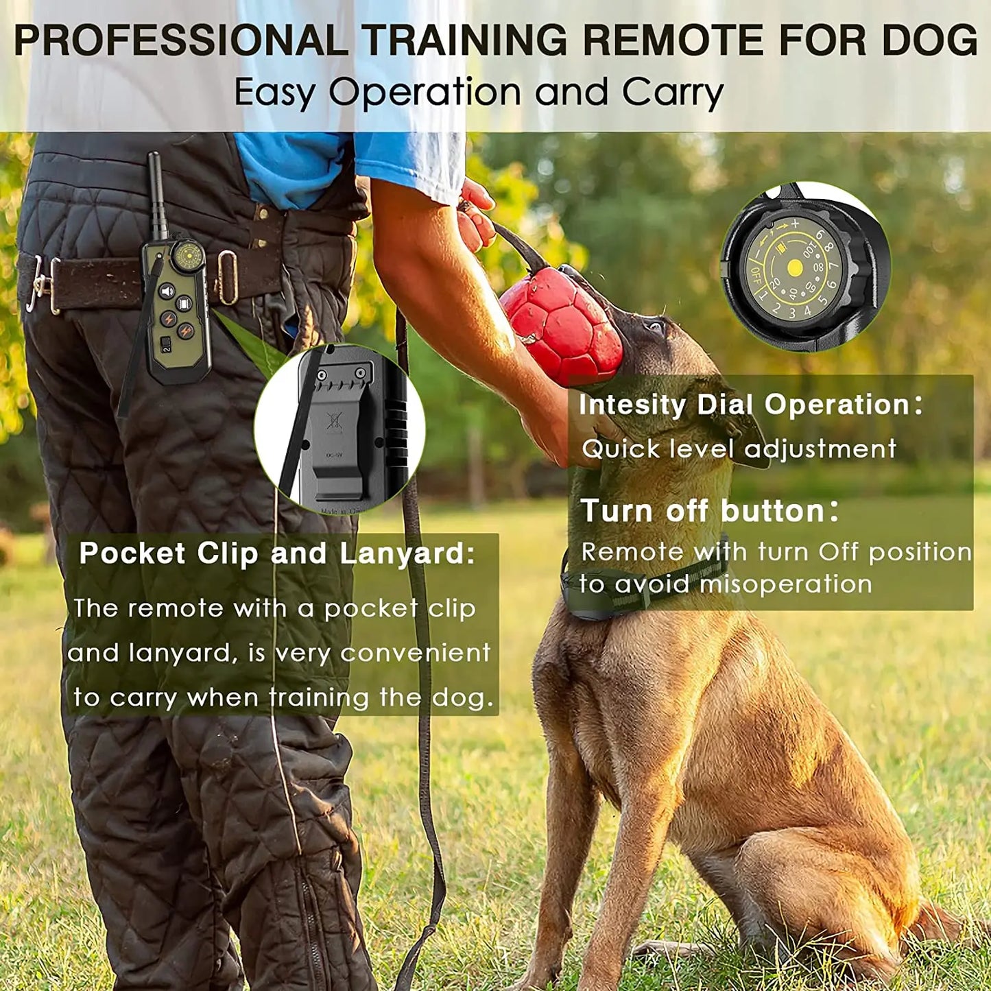 4 Modes Vibration Dog Training Collar