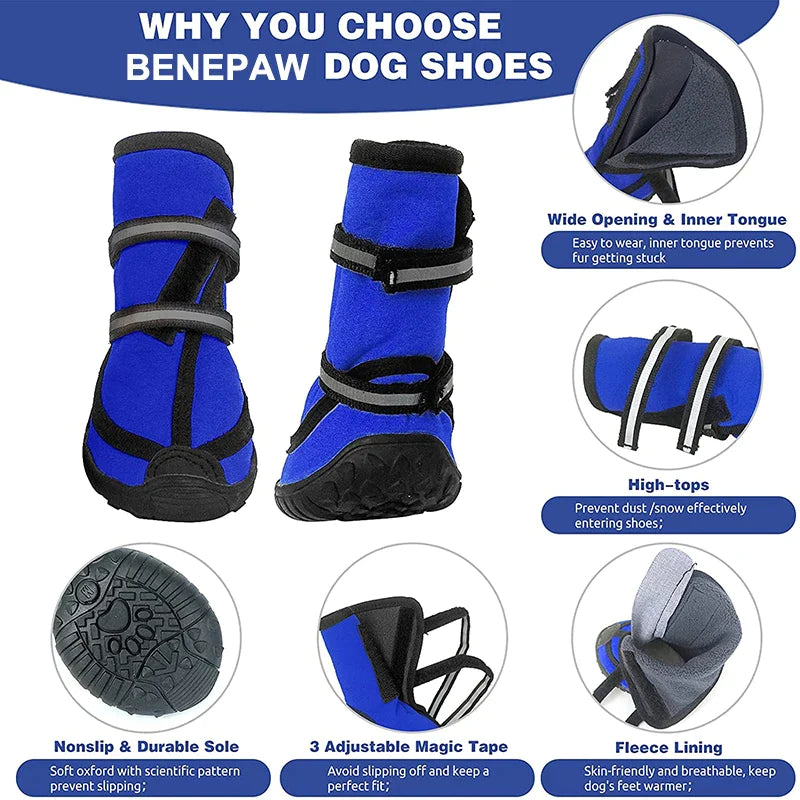 Four-side Stretch Fabric Dog Shoes