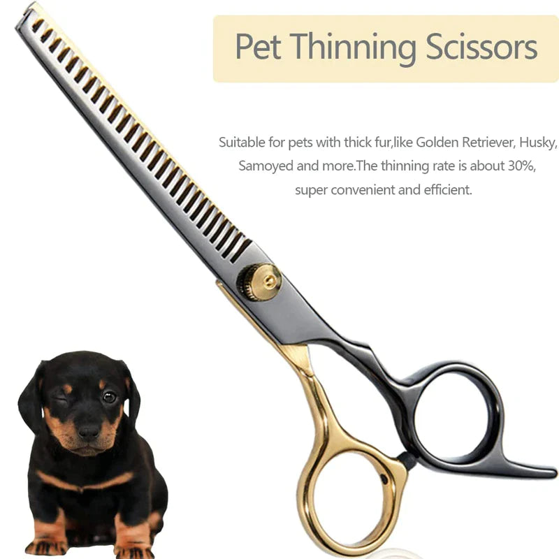 Ergonomic Grip Durable Pet Grooming Scissors