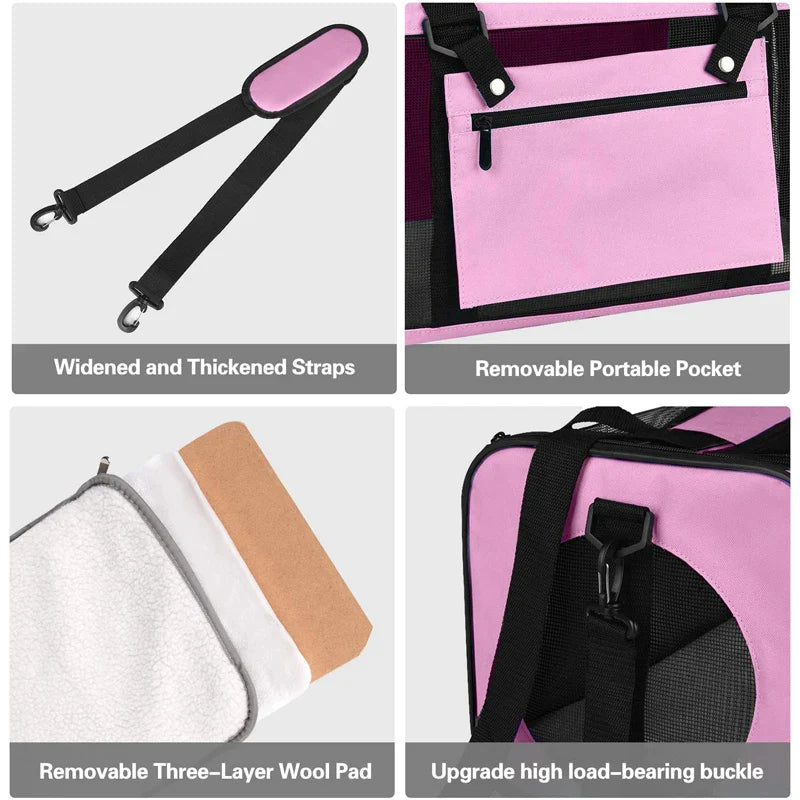 Comfortable Handle Pet Travel Bag