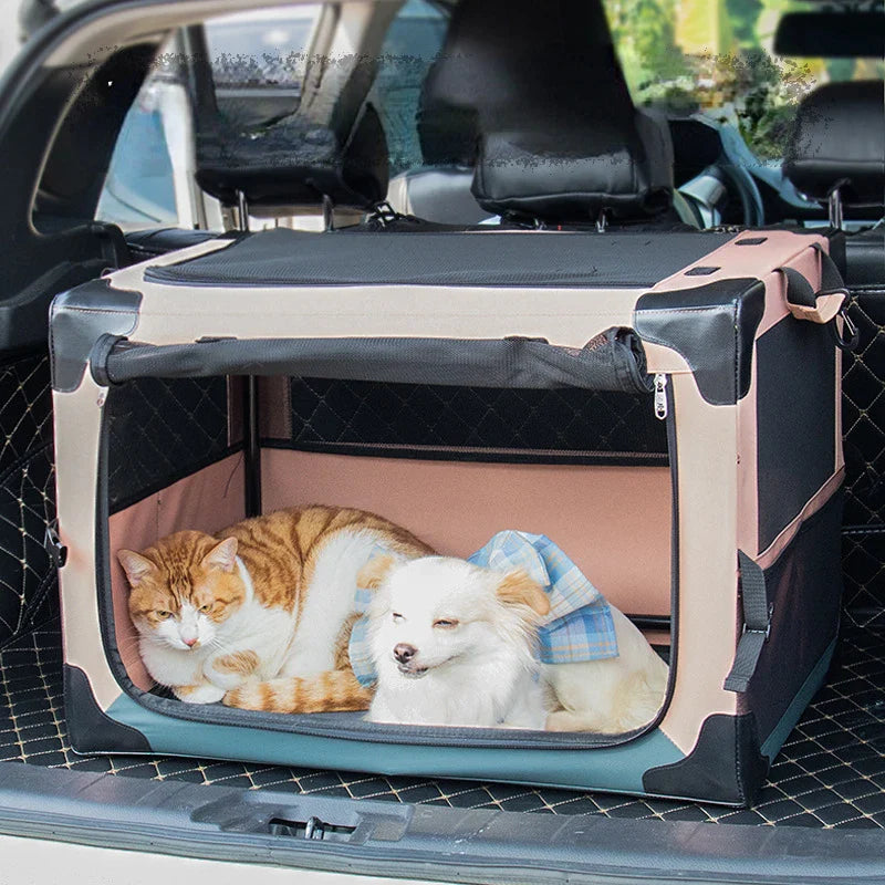 Large Folding Pet Carriers Cage