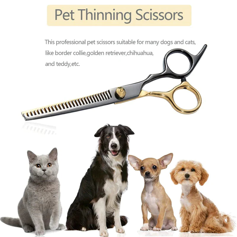 Ergonomic Grip Durable Pet Grooming Scissors