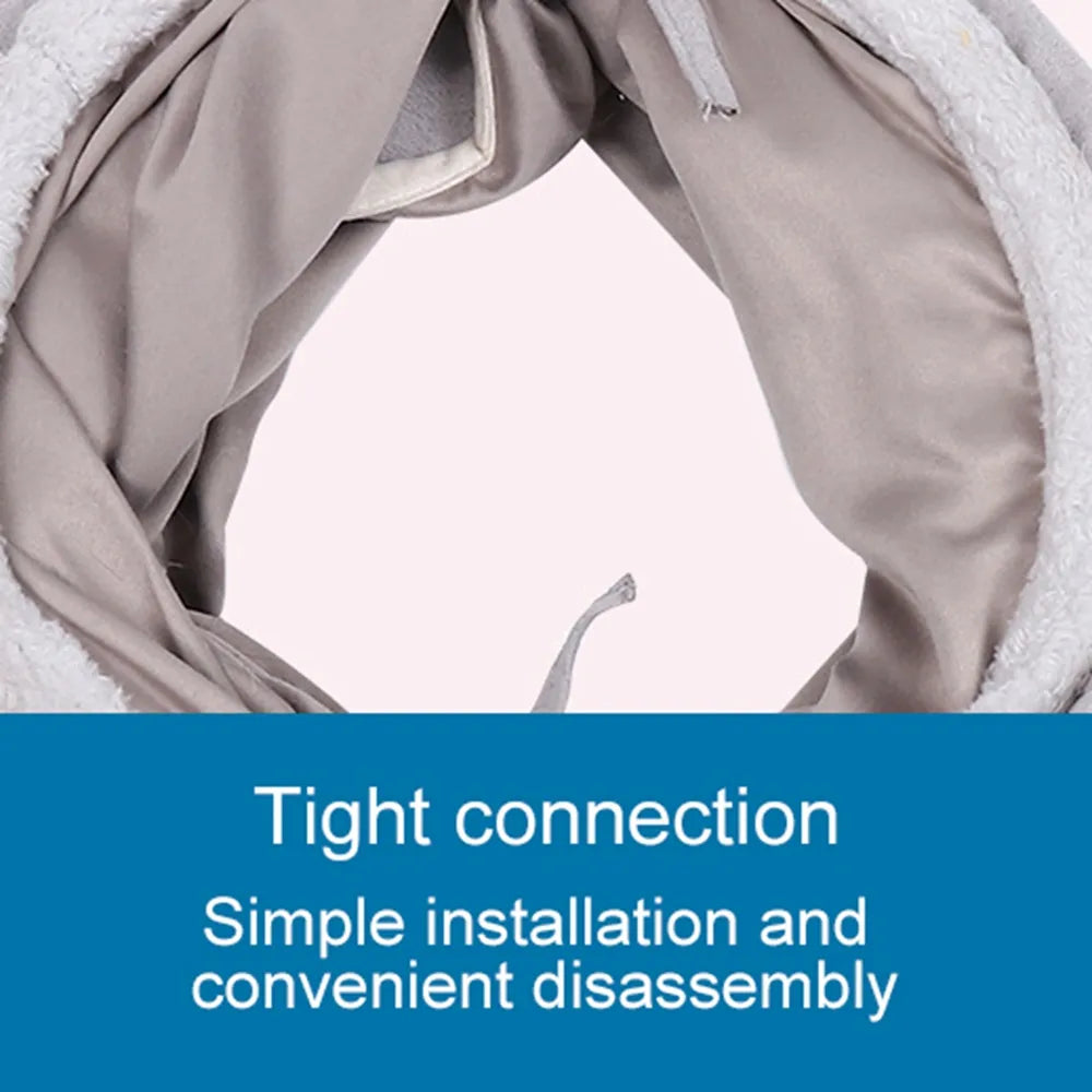 Collapsible Peek Hole Cat Tunnel