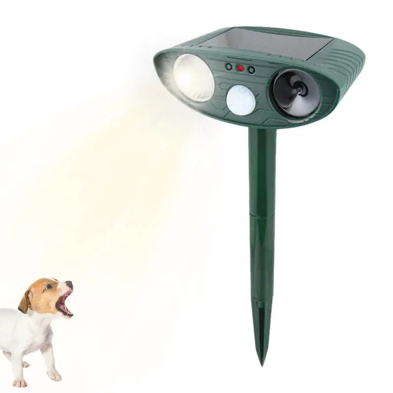 Ultrasonic Solar Power Rechargeable Pet Repeller