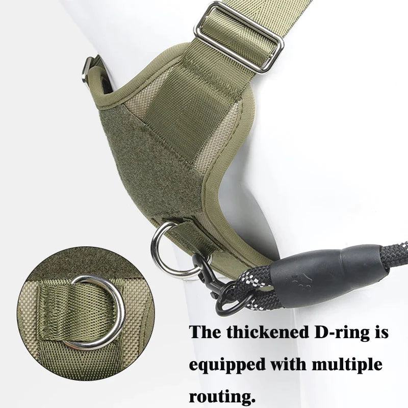 Explosion Proof Big Dog Harness With Led Light