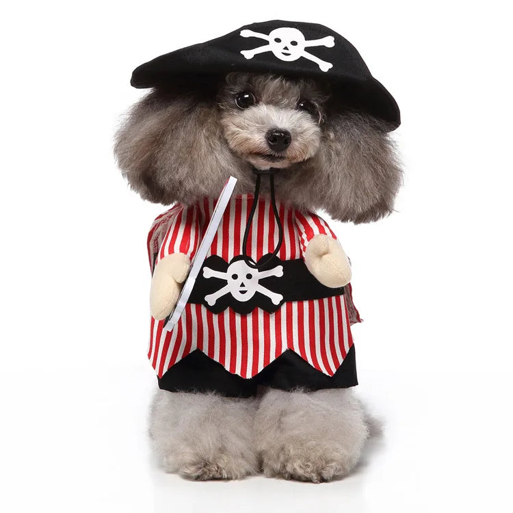 Funny Pirate Dog Costume