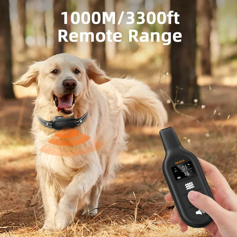 Rechargeable Remote Control IPX7 Dog Collar