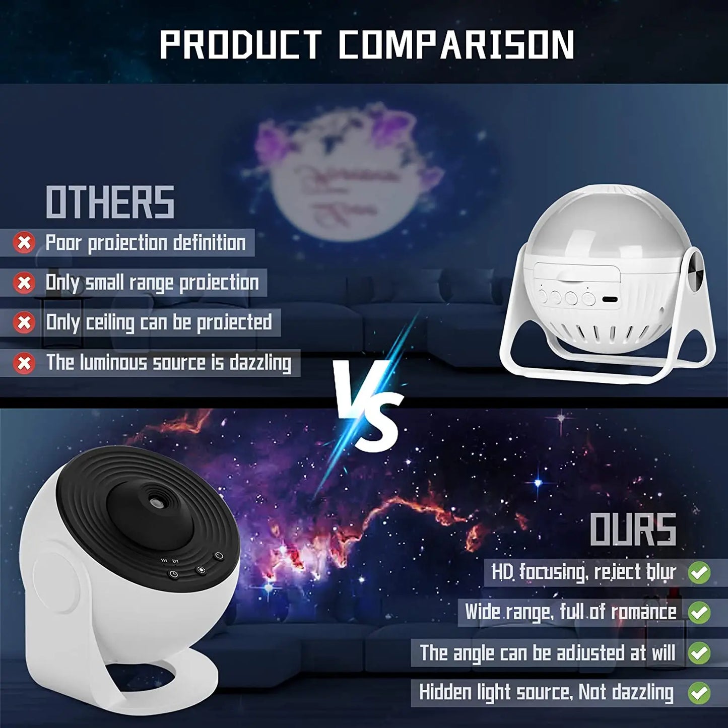 13 in 1 Star Aurora Projector Light