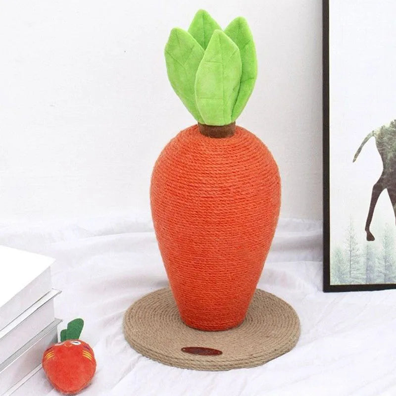 Carrot Cat Scratcher Tree