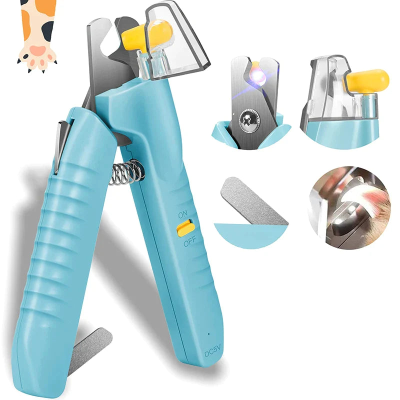 USB Rechargeable Sharp Dog Nail Clippers