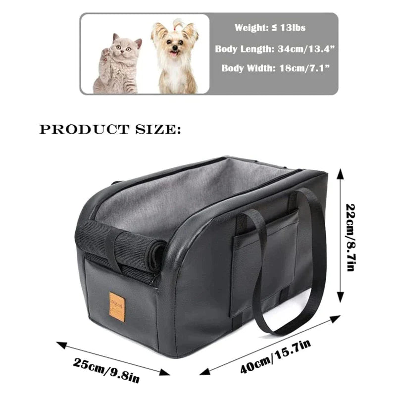 PVC Leather Dog Car Seat Booster