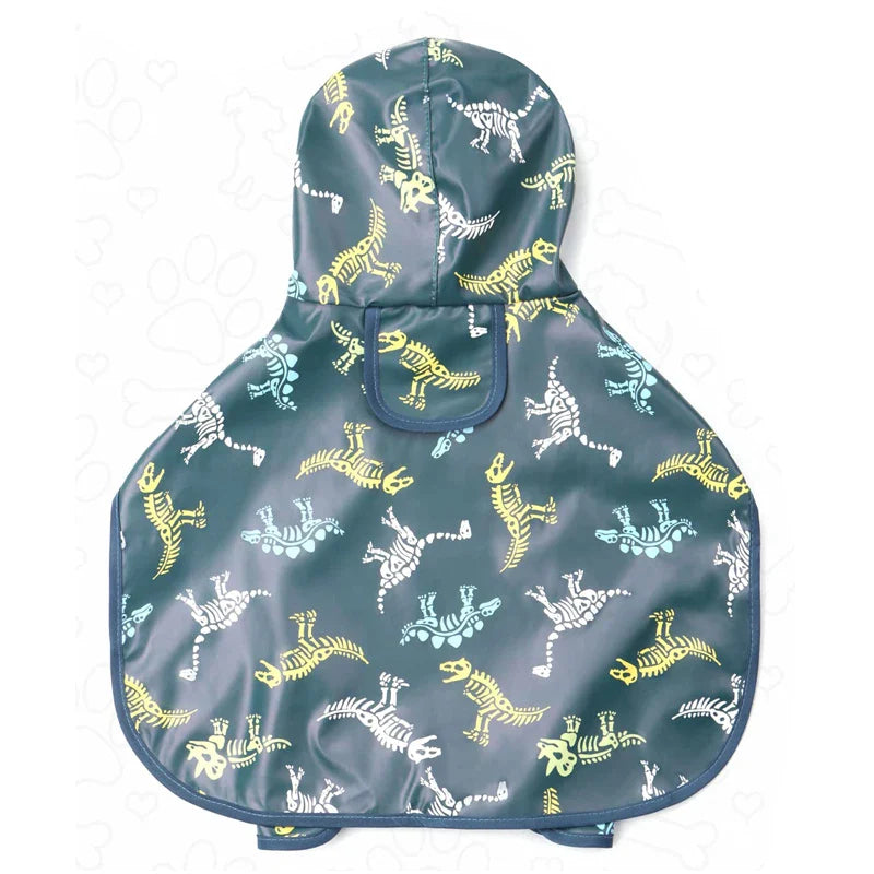 Quality Clear Hooded Dog Raincoat