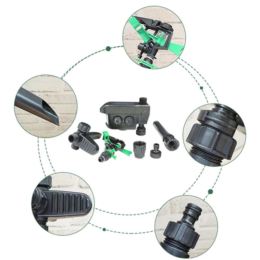 Solar Motion Activated Animal Sprinkler Repeller