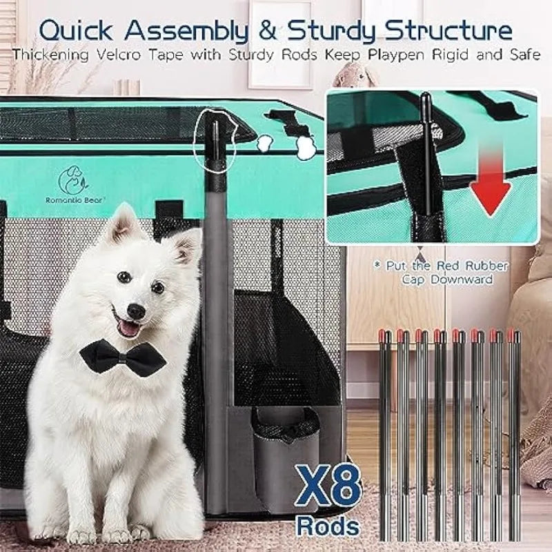 Outdoor Travel Foldable Dog Playpens