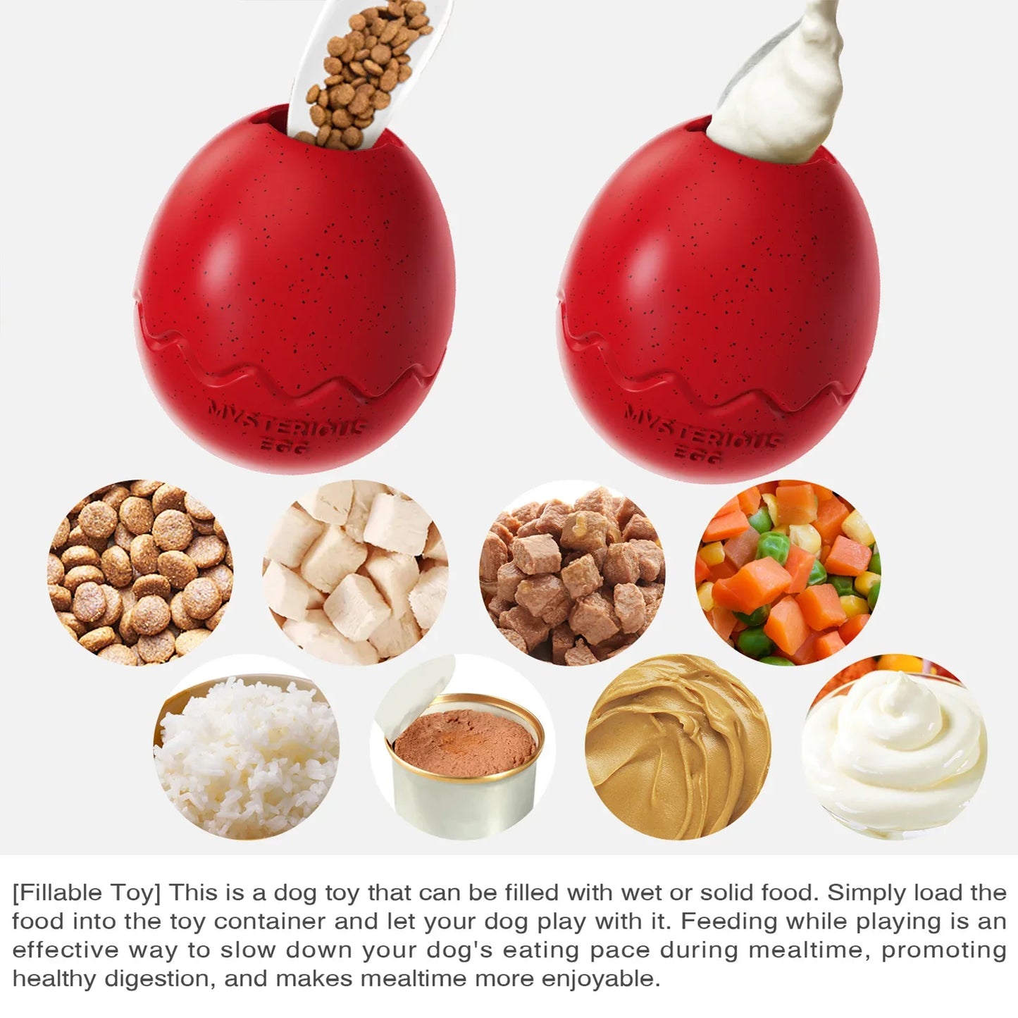 Creative Egg Dog Slow Feeding Toy