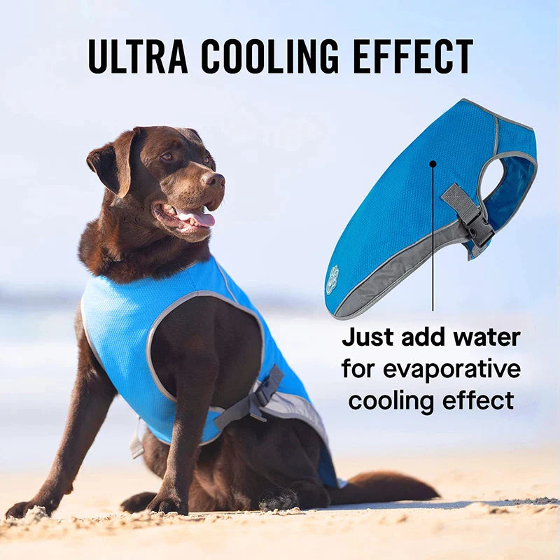 Reflective Strips Durable Dog Cooling Vest