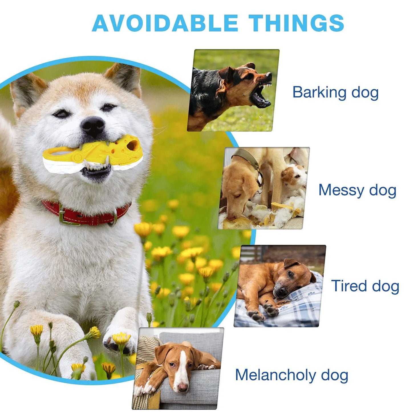 Durable Rubber Dog Chew Slipper Toy