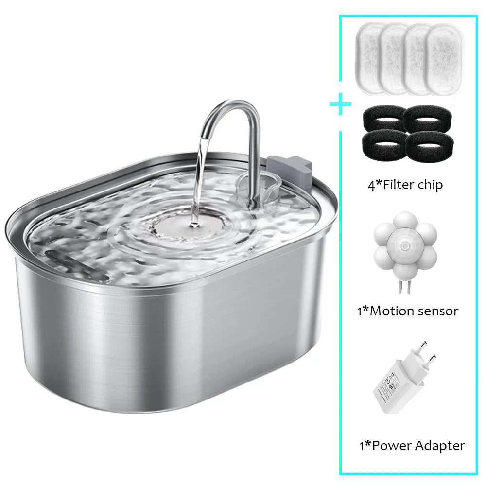 Motion Sensor Smart Cat Water Fountain