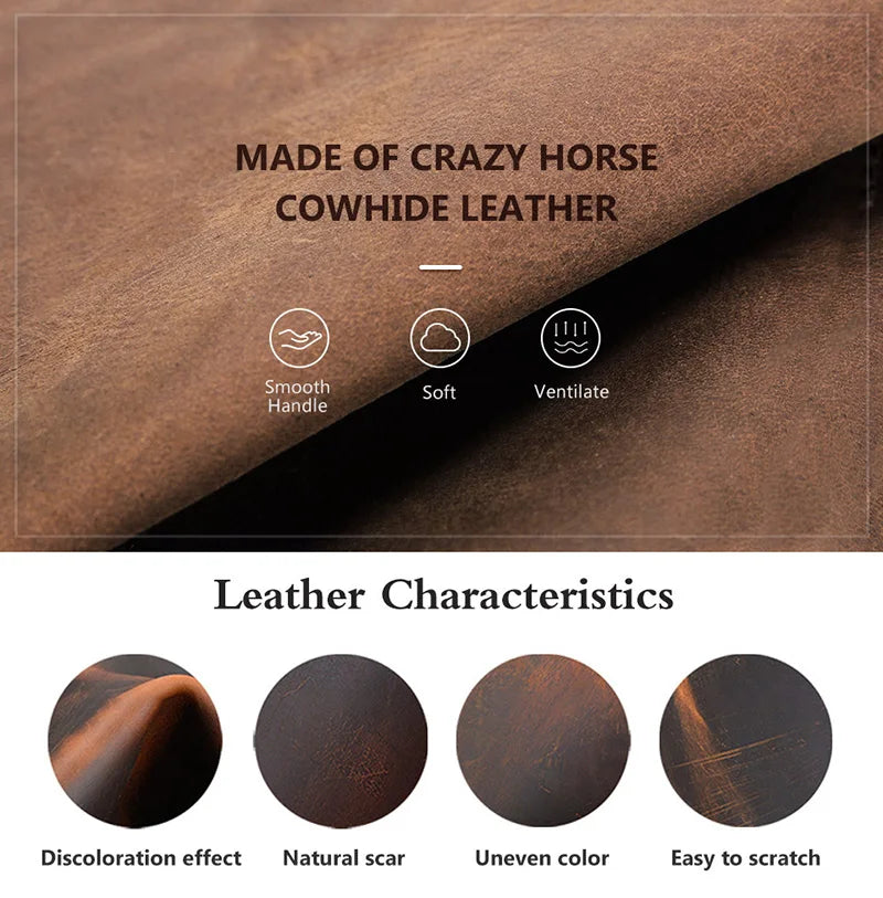 Genuine Leather Dog AirTag Collar