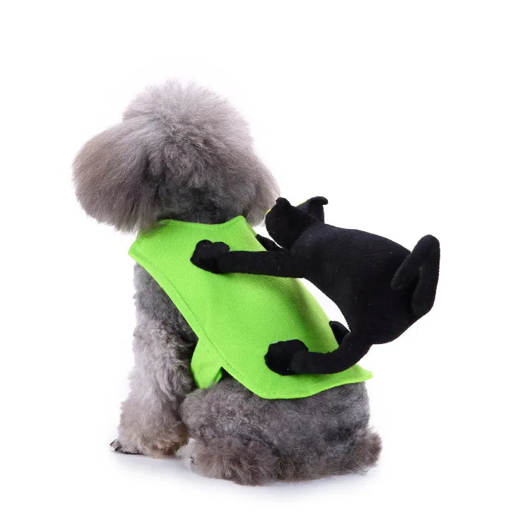 Funny Black Cat Dog Costume