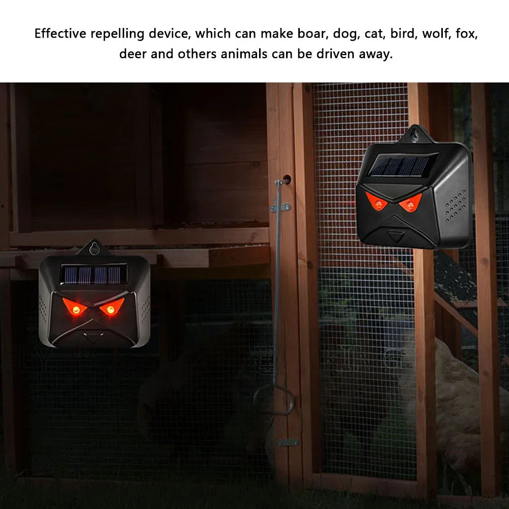 Multi-silicon Solar Panel Animals Repeller