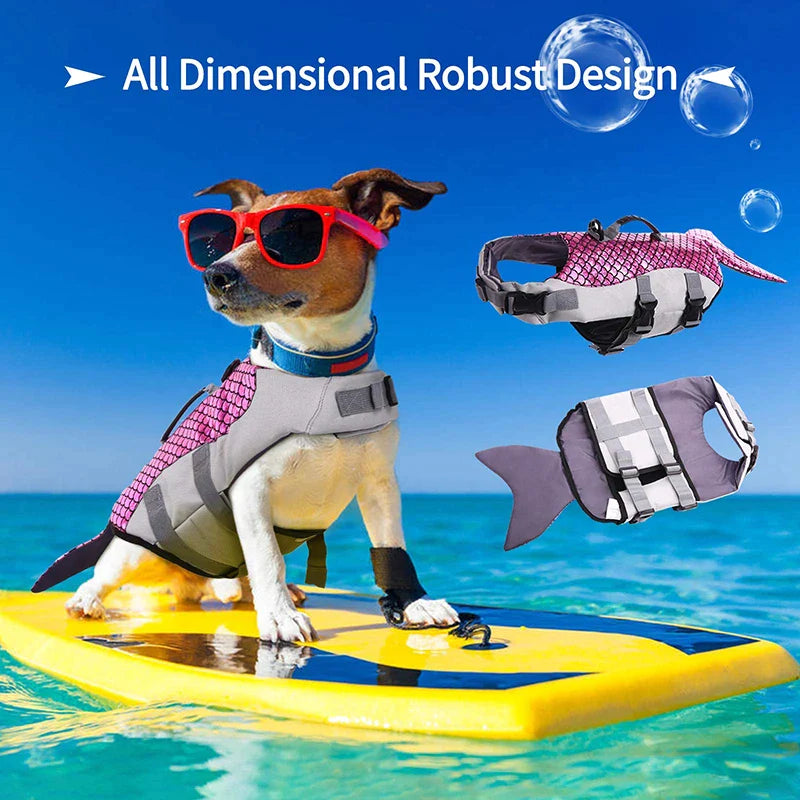 Cute Mermaid Dog Life Jacket