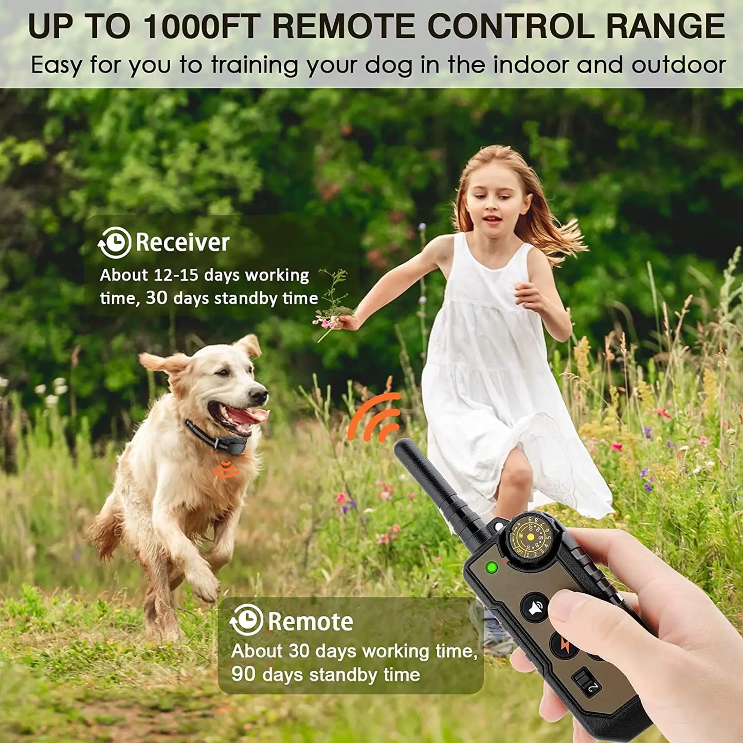 4 Modes Vibration Dog Training Collar