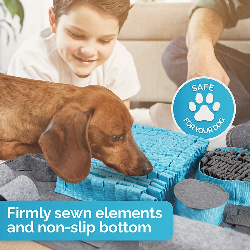 3 Difficulty Levels Eco-friendly Dog Snuffle Mat