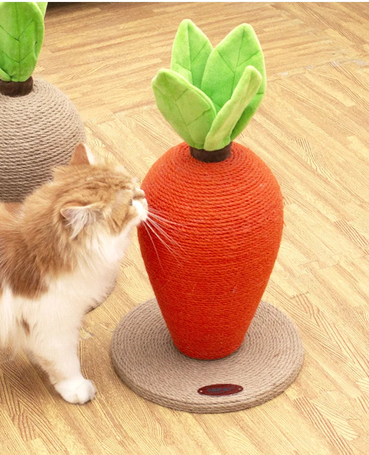 Carrot Cat Scratcher Tree
