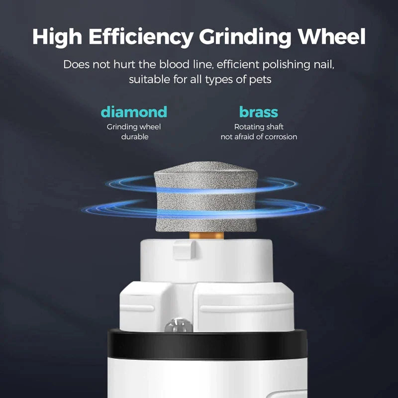 LED Lighting 3-Speed Dog Nail Grinder