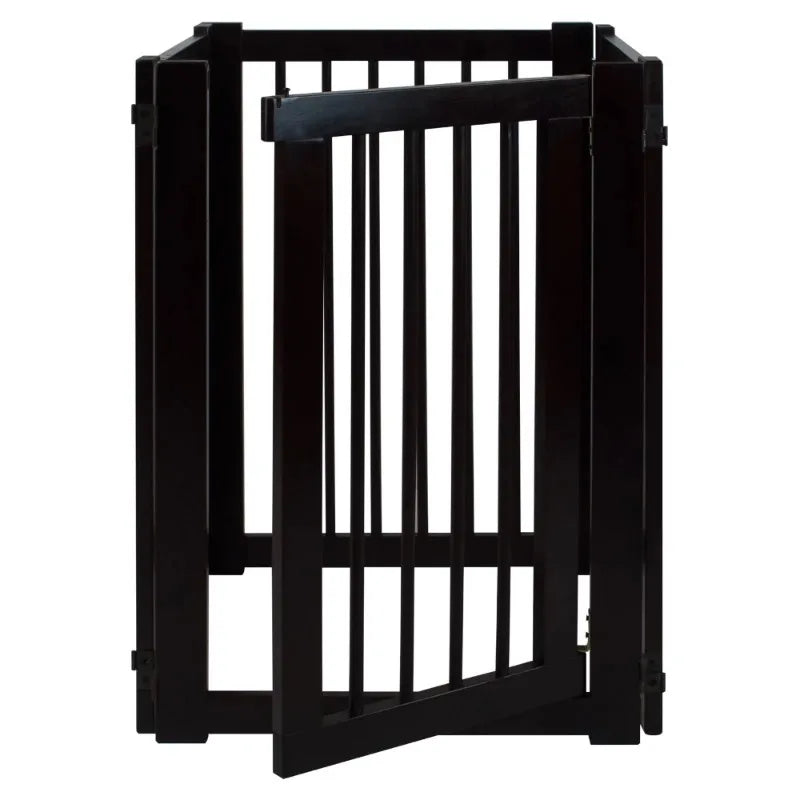 American Hardwood Espresso Pet Gate