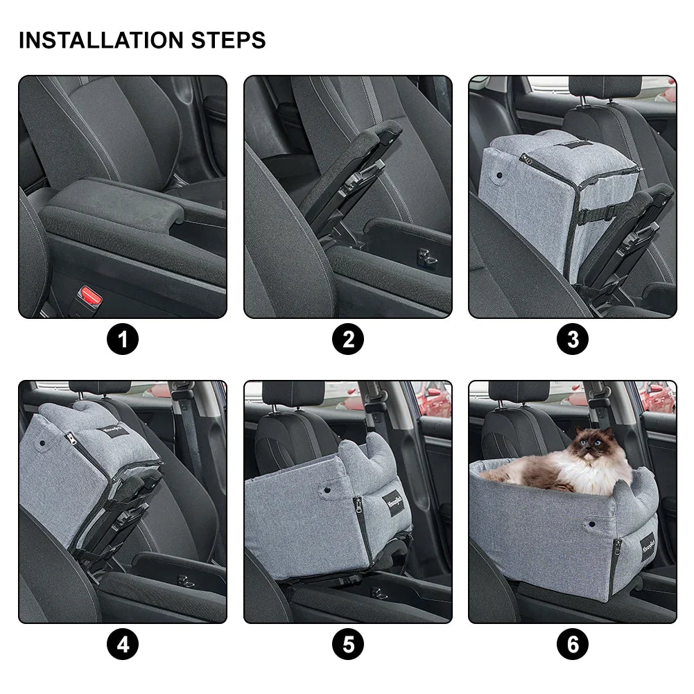 Portable Dog Car Central Console Booster