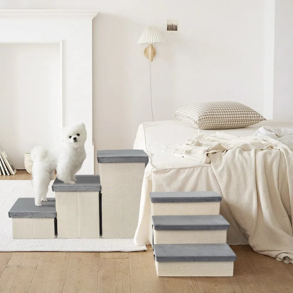 Dog Stairs With Storage Box