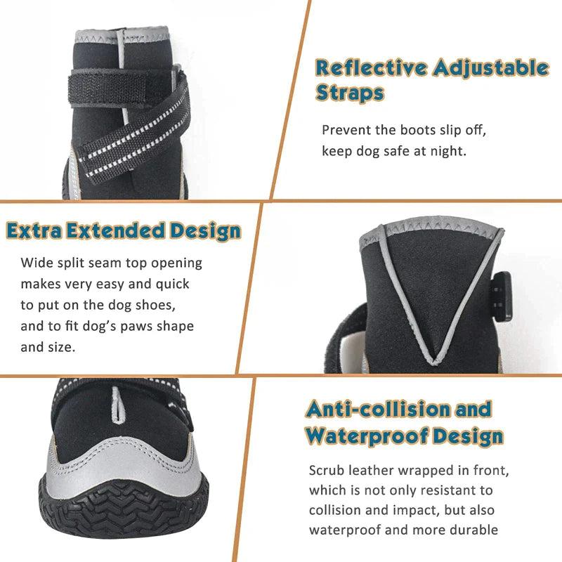 Waterproof Breathable Dog Boots