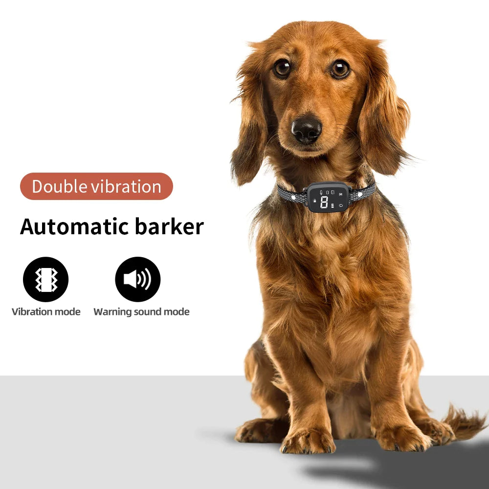 Double Vibration Anti Bark Dog Collar