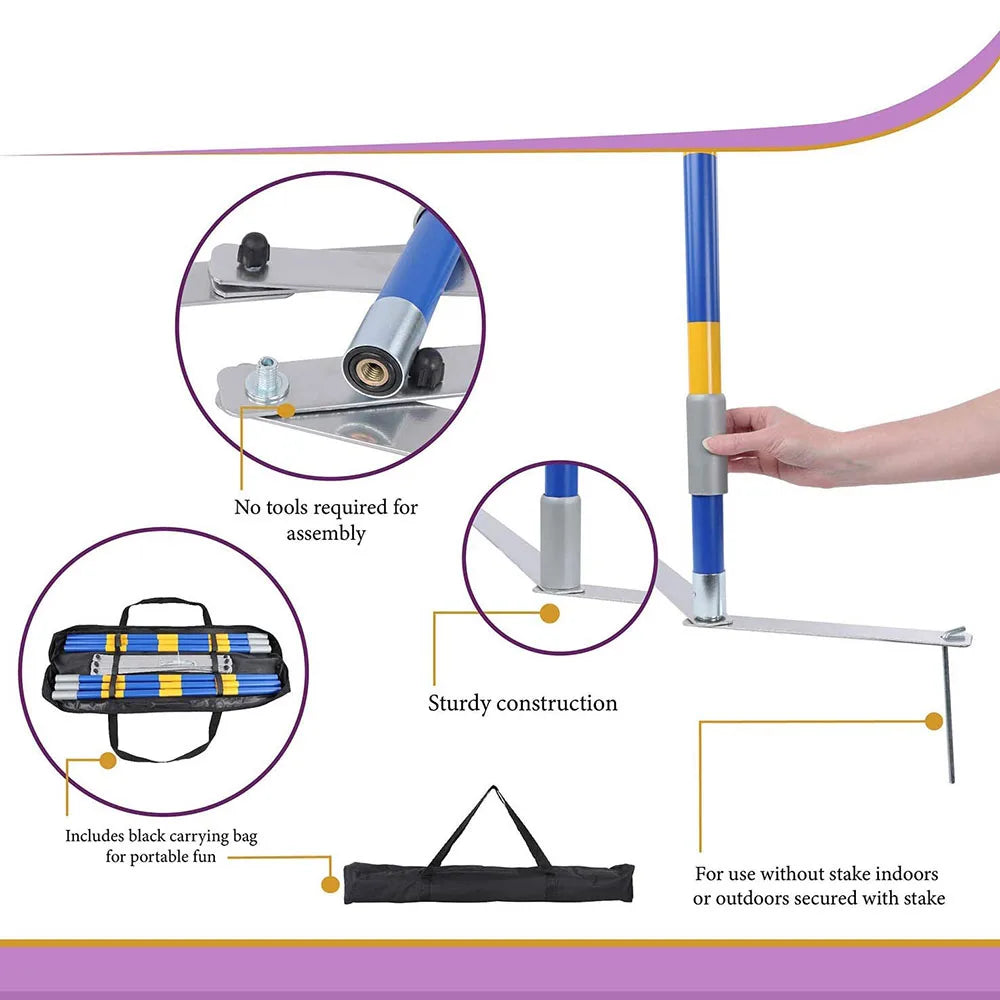 Eight Around The Pole Dog Obstacle Training