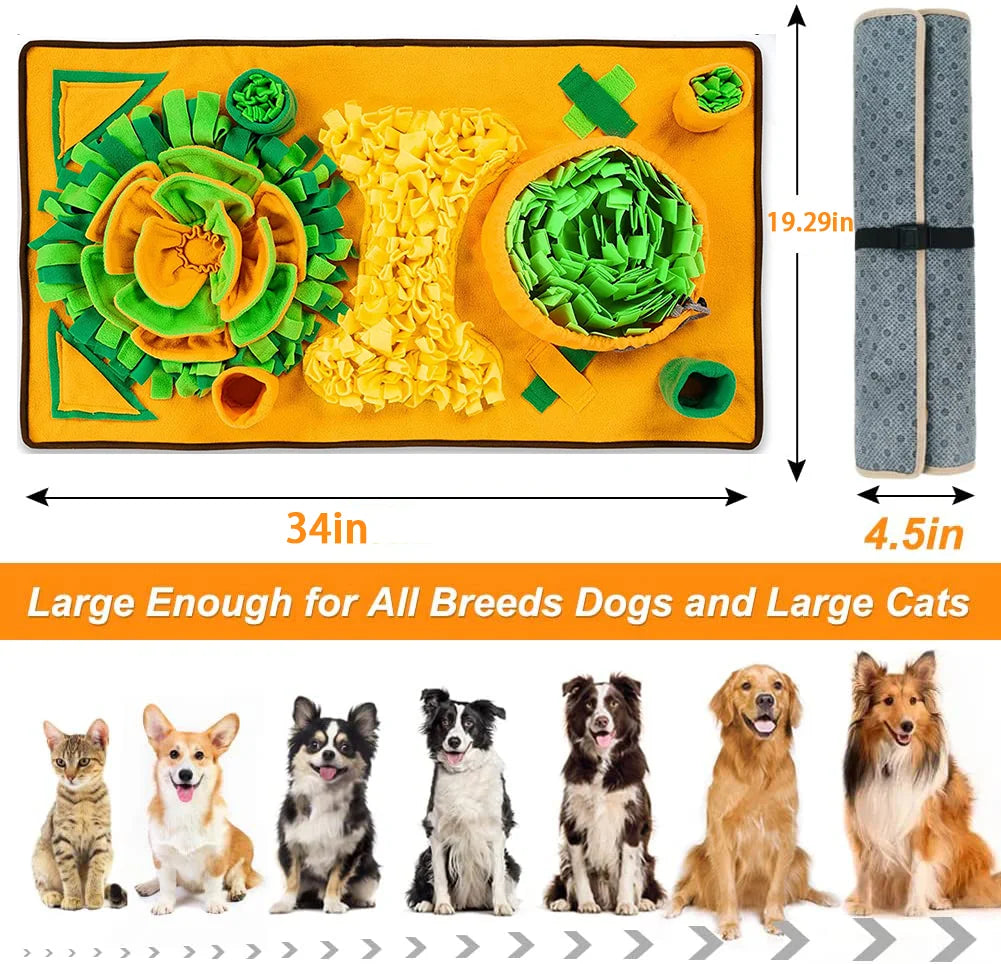 Stress Relief Large Dog Snuffle Mat